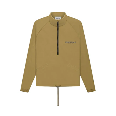 Fear of God ESSENTIALS Half Zip Track Jacket Amber