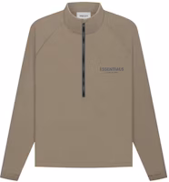Fear of God ESSENTIALS Half Zip Track Jacket Harvest Fear of God ESSENTIALS Half Zip Track Jacket Harvest