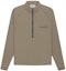 Buy Fear of God ESSENTIALS Half Zip Track Jacket Harvest