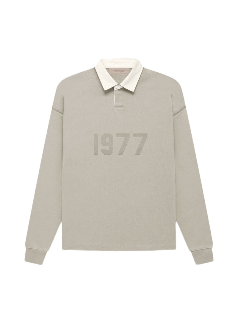 Fear of God Essentials Henley Rugby 'Smoke'