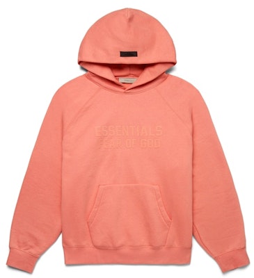 Fear of God Essentials Hoodie 'Coral' Buy Fear of God Essentials Hoodie 'Coral'
