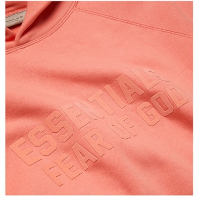 Fear of God Essentials Hoodie 'Coral' Order Fear of God Essentials Hoodie 'Coral'