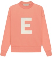 Fear of God Essentials Kids Big E Crewneck 'Coral' Fear of God Essentials Kids Big E Crewneck 'Coral'