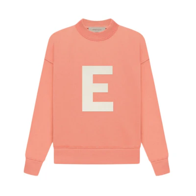 FOG Essentials Kids Big E Crewneck 'Coral'