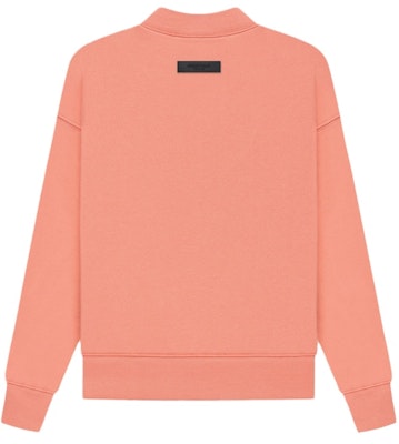 Fear of God Essentials Kids Big E Crewneck 'Coral' Order Fear of God Essentials Kids Big E Crewneck 'Coral'