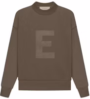 Fear of God Essentials Kids Big E Crewneck 'Wood' Fear of God Essentials Kids Big E Crewneck 'Wood'
