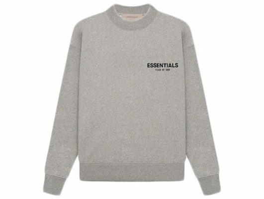 Fear of God Essentials Kids Crewneck (SS22) Dark Oatmeal Buy Fear of God Essentials Kids Crewneck (SS22) Dark Oatmeal