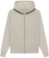 Fear of God Essentials Kids Full-zip Hoodie Smoke Fear of God Essentials Kids Full-zip Hoodie Smoke