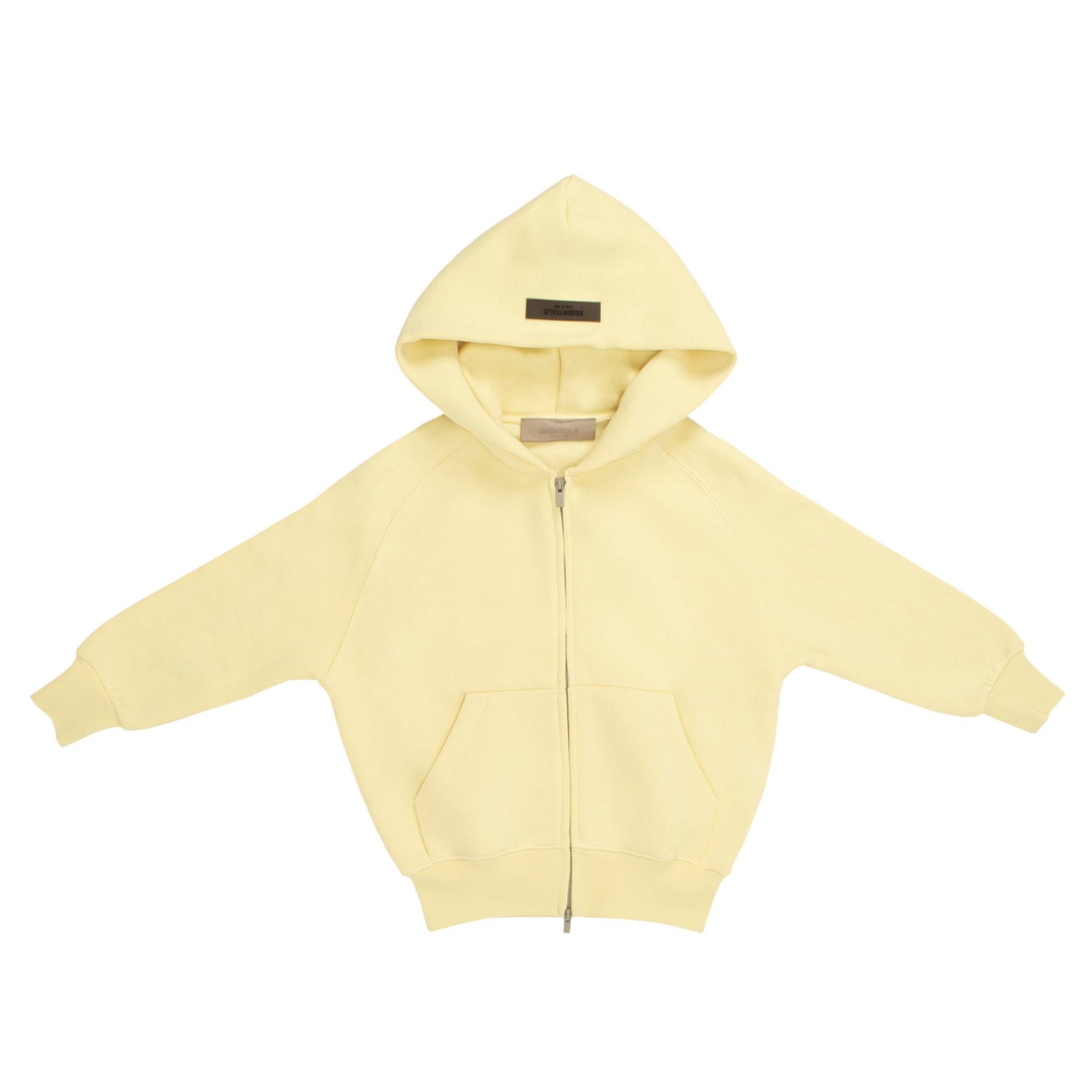 Fear of God Essentials Kids Fullzip Hoodie 'Canary' - 785SU222036K ...