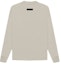 Order Fear of God Essentials Kids L/S T-Shirt 'Smoke Grey'