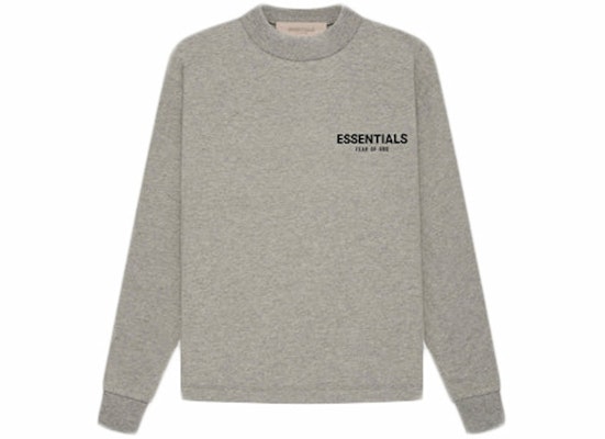 Fear of God Essentials Kids L/S T-shirt (SS22) Dark Oatmeal Buy Fear of God Essentials Kids L/S T-shirt (SS22) Dark Oatmeal