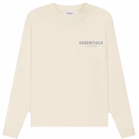 Fear of God ESSENTIALS Kids Long Sleeve T-Shirt Cream/Buttercream Fear of God ESSENTIALS Kids Long Sleeve T-Shirt Cream/Buttercream