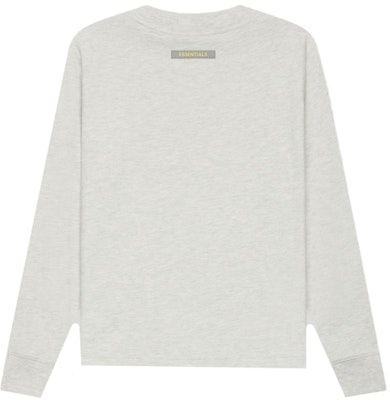 Fear of God ESSENTIALS Kids Long Sleeve T-Shirt Oatmeal Heather/Light Heather Oatmeal Order Fear of God ESSENTIALS Kids Long Sleeve T-Shirt Oatmeal Heather/Light Heather Oatmeal