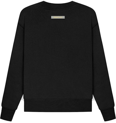 Fear of God Essentials Kids Pull-Over Crewneck 'Black/ Stretch Limo' Order Fear of God Essentials Kids Pull-Over Crewneck 'Black/ Stretch Limo'