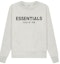Buy Fear of God ESSENTIALS Kids Pull-Over Crewneck Oatmeal Heather/Light Heather Oatmeal