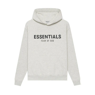 FOG ESSENTIALS Kids Pull-Over Hoodie Oatmeal Heather / Light Heather Oatmeal