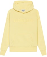 Fear of God ESSENTIALS Kids Pull-Over Hoodie Yellow/Lemonade Fear of God ESSENTIALS Kids Pull-Over Hoodie Yellow/Lemonade