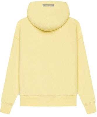 Fear of God ESSENTIALS Kids Pull-Over Hoodie Yellow/Lemonade Order Fear of God ESSENTIALS Kids Pull-Over Hoodie Yellow/Lemonade