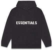 Fear of God ESSENTIALS Knit Hoodie (FW20) Dark Slate/Stretch Limo/Black Fear of God ESSENTIALS Knit Hoodie (FW20) Dark Slate/Stretch Limo/Black