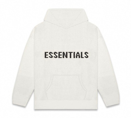 Fear of God ESSENTIALS Knit Hoodie (FW20) Oatmeal/Oatmeal Heather/Light Heather Oatmeal Buy Fear of God ESSENTIALS Knit Hoodie (FW20) Oatmeal/Oatmeal Heather/Light Heather Oatmeal