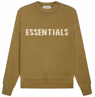 Fear of God ESSENTIALS Knit Pullover Amber (Kids) Fear of God ESSENTIALS Knit Pullover Amber (Kids)