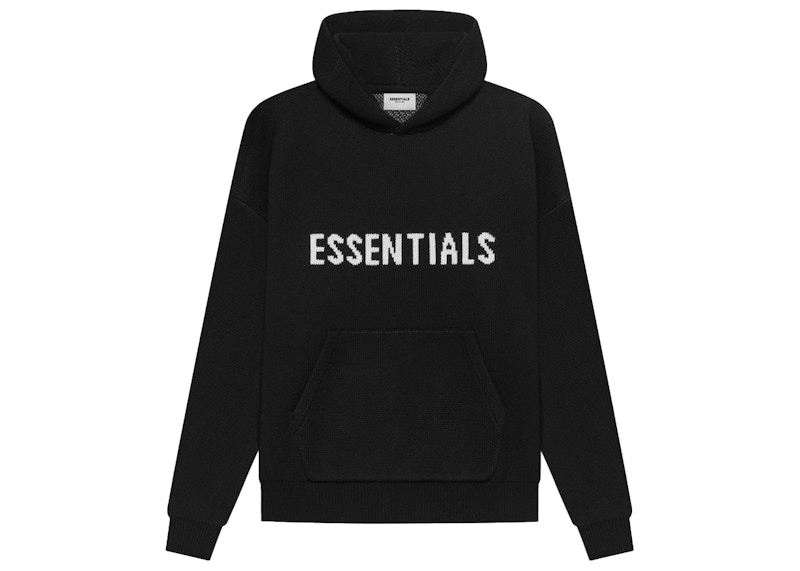 Fear of God ESSENTIALS Knit Pullover Black