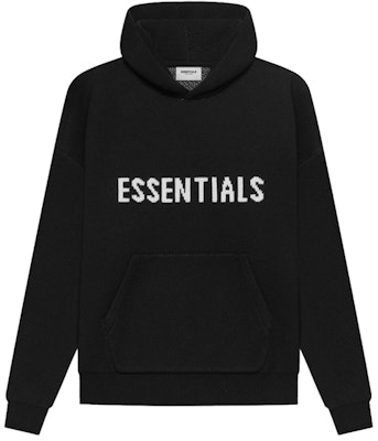 Fear of God ESSENTIALS Knit Pullover Black Buy Fear of God ESSENTIALS Knit Pullover Black