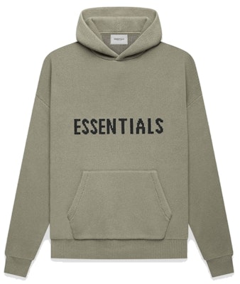 Fear of God ESSENTIALS Knit Pullover Hoodie Pistachio Buy Fear of God ESSENTIALS Knit Pullover Hoodie Pistachio