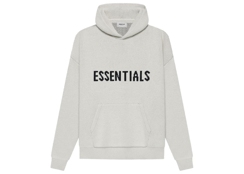 Fear of God ESSENTIALS Knit Pullover Light Heather Oatmeal