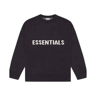 FOG ESSENTIALS Knit Sweater Dark Slate/Stretch Limo/Black