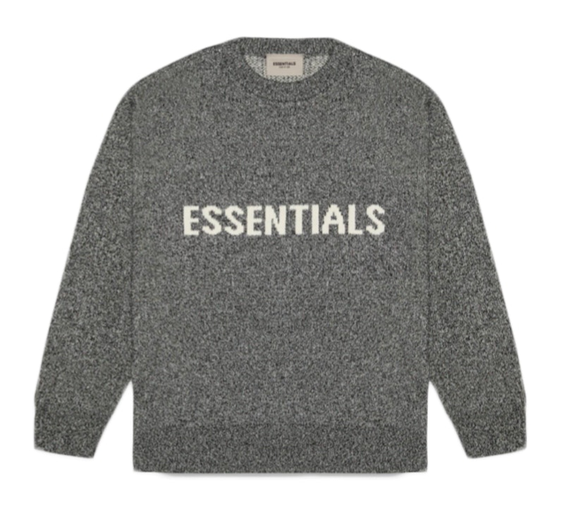 Fear of God ESSENTIALS Knit Sweater Grey Melange