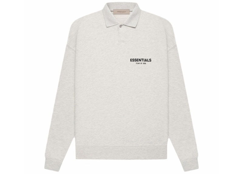 Fear of God Essentials L/S Polo (SS22) Light Oatmeal