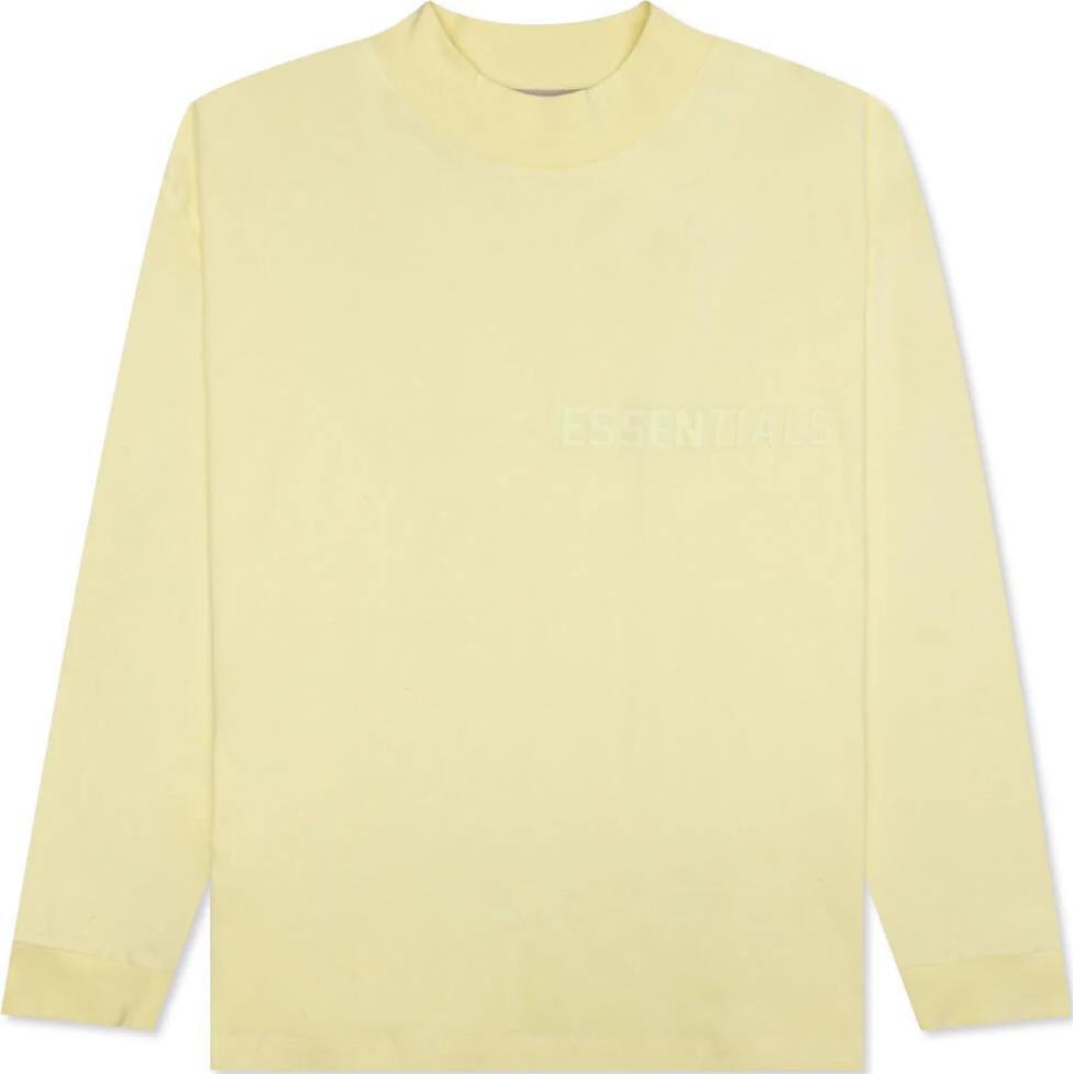 FOG Essentials L/S Tee Canary Yellow Heavyweight Pullover Crewneck 125SU222016F
