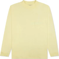 Fear of God Essentials L/S Tee Canary Yellow Heavyweight Pullover Crewneck 125SU222016F Fear of God Essentials L/S Tee Canary Yellow Heavyweight Pullover Crewneck 125SU222016F