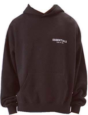 恐懼上帝 ESSENTIALS 標誌套頭連帽衫 黑色 Buy 恐懼上帝 ESSENTIALS 標誌套頭連帽衫 黑色