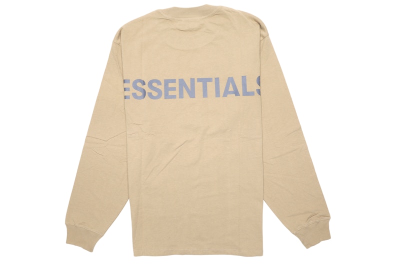 Order Fear of God ESSENTIALS Baju Lengan Panjang Boxy Tan