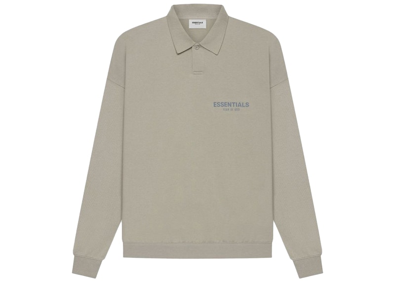 Fear of God ESSENTIALS Long Sleeve French Terry Polo Moss