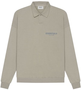 Polo de Manga Larga French Terry Fear of God ESSENTIALS Moss Buy Polo de Manga Larga French Terry Fear of God ESSENTIALS Moss