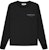 Fear of God ESSENTIALS Long Sleeve T-Shirt Black/Stretch Limo (Kids)