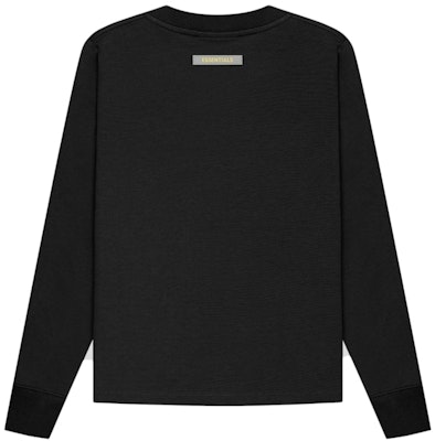 Fear of God ESSENTIALS Long Sleeve T-Shirt Black/Stretch Limo (Kids) Order Fear of God ESSENTIALS Long Sleeve T-Shirt Black/Stretch Limo (Kids)