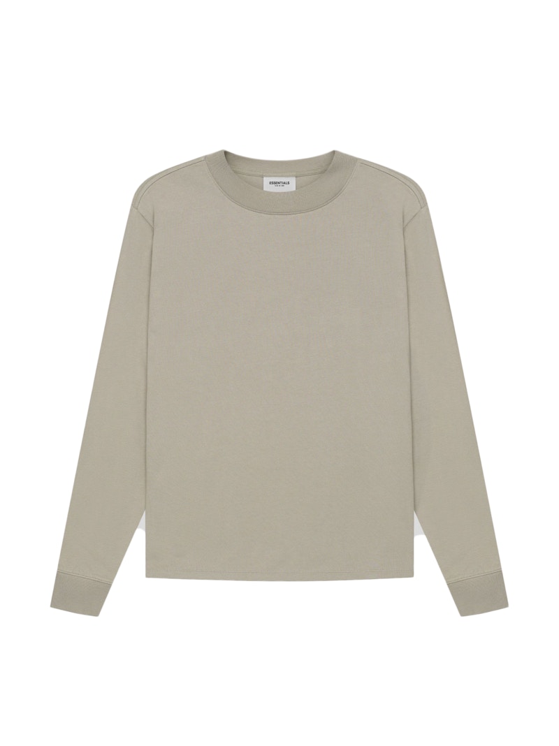 Order Baju Lengan Panjang Fear of God ESSENTIALS Moss/Goat 125SP212016F