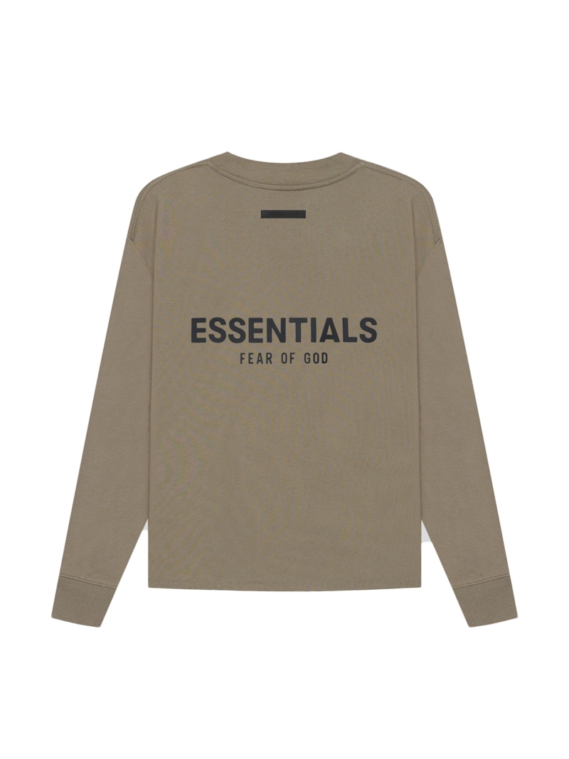 Fear of God ESSENTIALS Long Sleeve T-Shirt Taupe