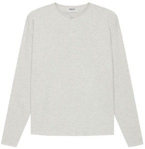 Fear of God ESSENTIALS Lengan Panjang Thermal Henley Oatmeal Muda Buy Fear of God ESSENTIALS Lengan Panjang Thermal Henley Oatmeal Muda