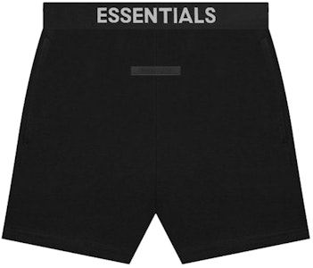 Fear of God ESSENTIALS Seluar Pendek Santai Hitam Buy Fear of God ESSENTIALS Seluar Pendek Santai Hitam