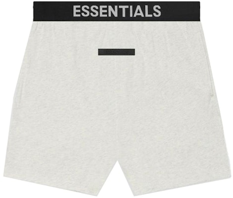 Fear of God ESSENTIALS Lounge Short Light Heather Oatmeal Buy Fear of God ESSENTIALS Lounge Short Light Heather Oatmeal