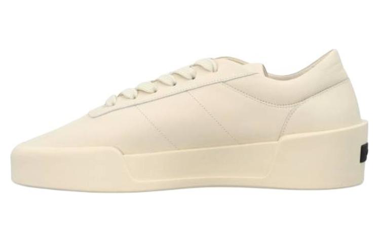 Fear of God Essentials Low-Top Leather Sneakers Beige Casual Shoes FG880-101FLT-051