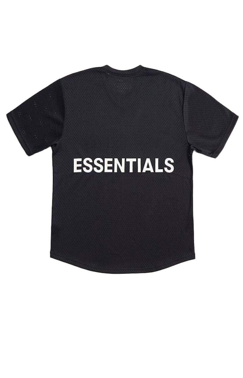 Buy Fear of God ESSENTIALS Mesh T-Shirt Black - Novelship