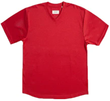 Fear of God ESSENTIALS Mesh T-Shirt Red Fear of God ESSENTIALS Mesh T-Shirt Red