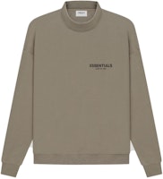Fear of God ESSENTIALS Mock Neck Sweater Taupe Fear of God ESSENTIALS Mock Neck Sweater Taupe