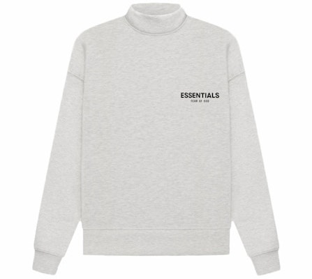 Fear of God Essentials Mockneck (SS22) Light Oatmeal Buy Fear of God Essentials Mockneck (SS22) Light Oatmeal